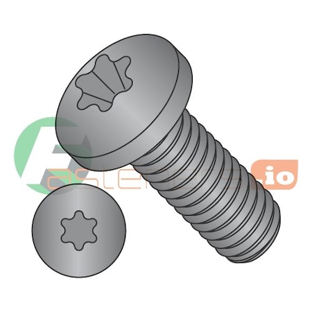 Newport Fasteners #6-32 x 1 in Torx Pan Machine Screw, Black Oxide Steel, 9000 PK 664352